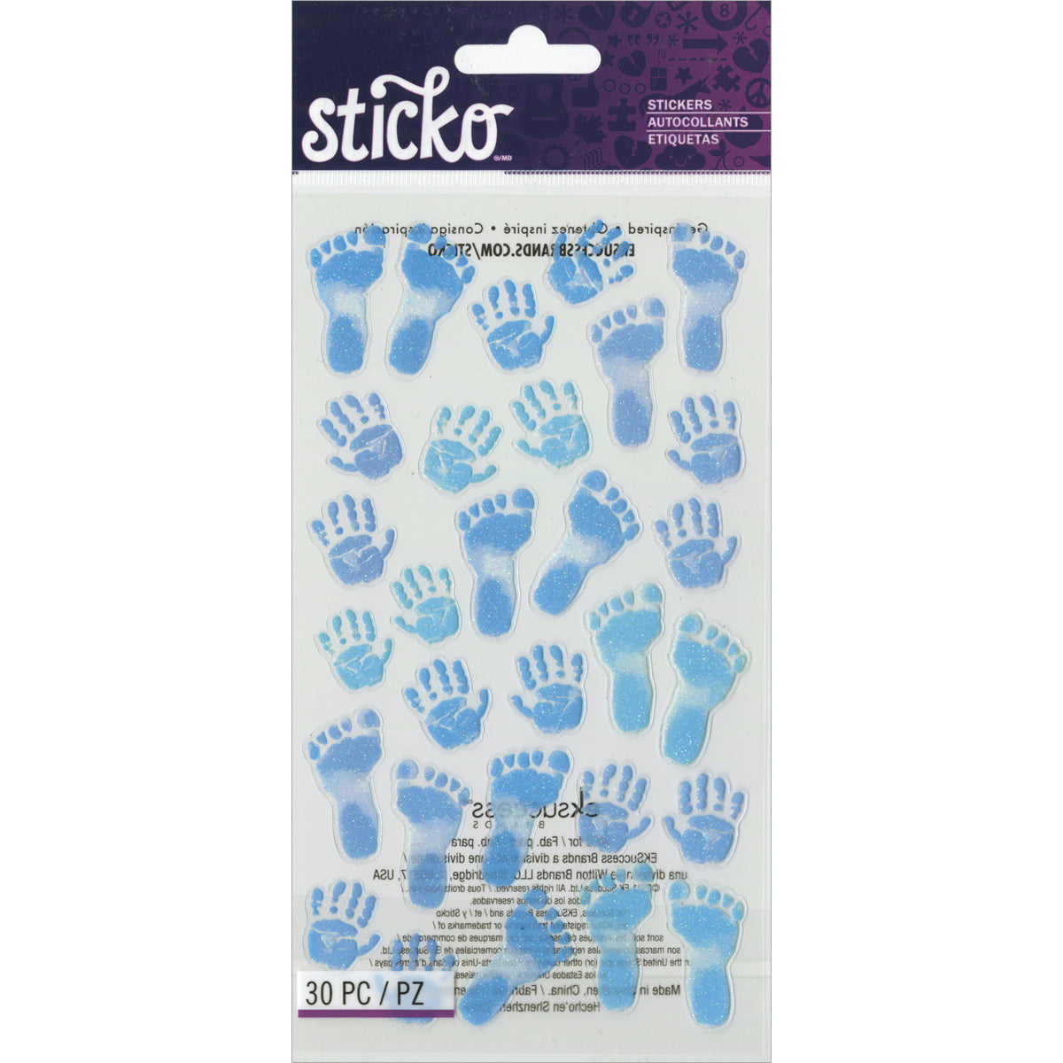 Sticko Stickers - Pastel Baby Boy Prints