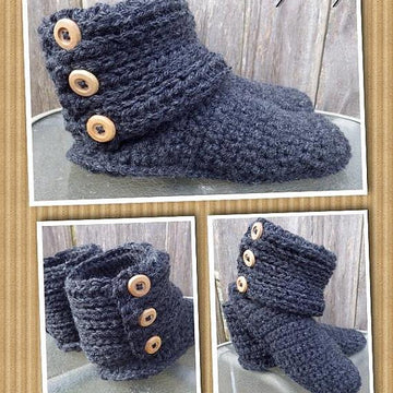 "Knot Knit" Slipper Boots