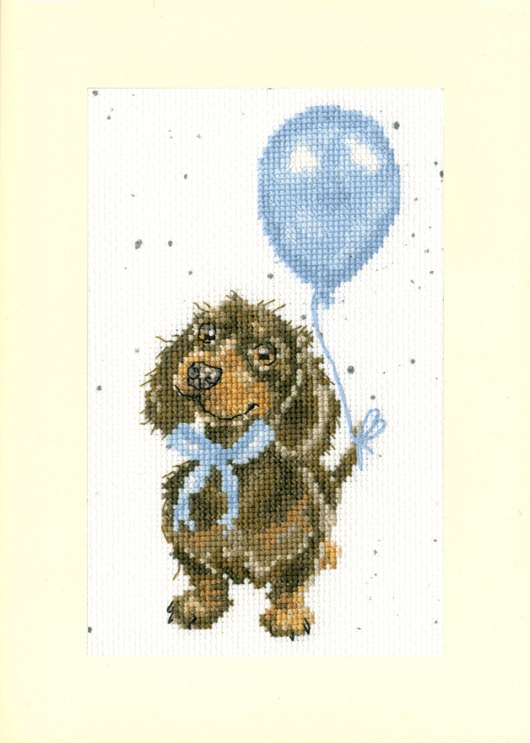 Bothy Threads Welcome Little Sausage by Hannah Dale Cross Stitch Kit - 10 x 16cm