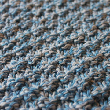 Double Seed Stitch Dishcloth