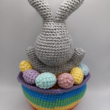 Bunny In An Easter Basket Amigurumi