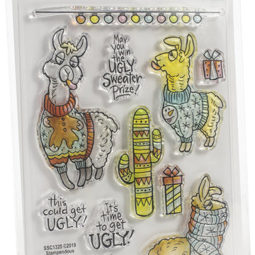 Stampendous Perfectly Clear Stamps - Llama Sweaters