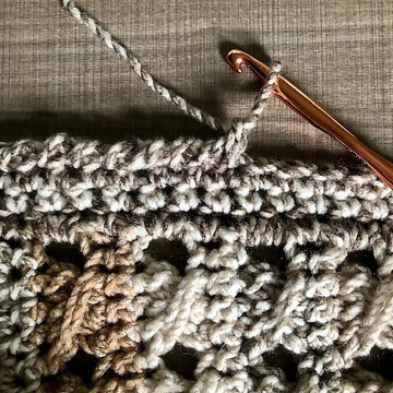 Cable and Cluster Afghan