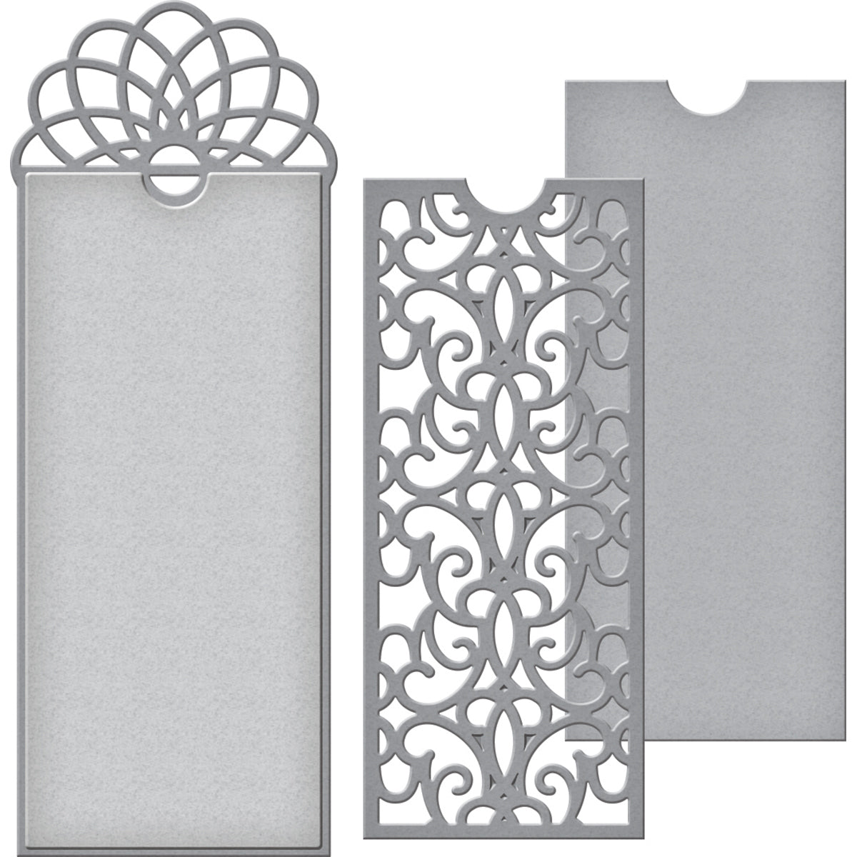 Spellbinders Shapeabilities Dies - Filigree Bookmark - Tag