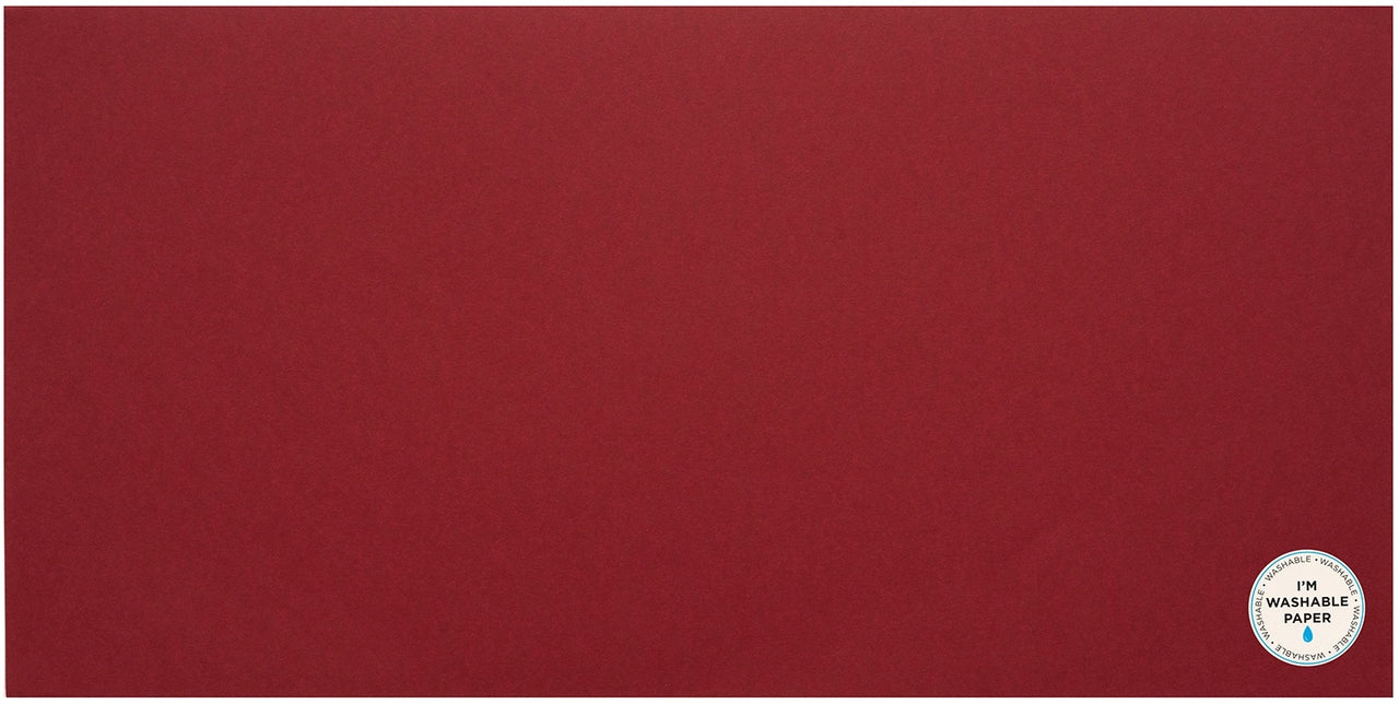 American Crafts Washable Matte Paper 12"X24" - Rouge