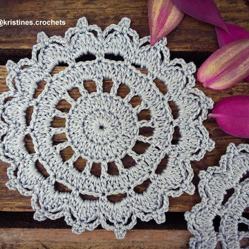 Decorative Coaster Written Pattern