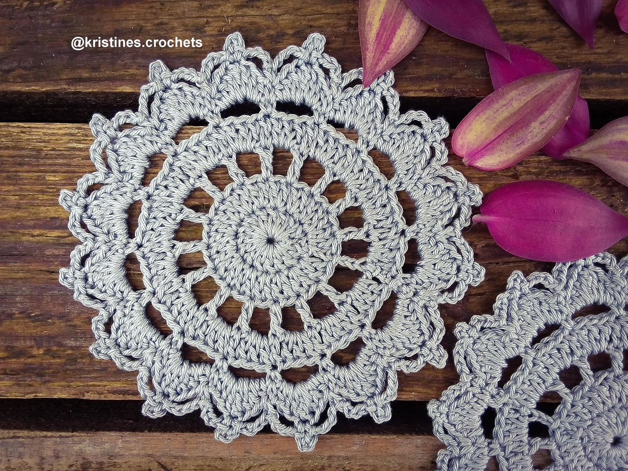 Decorative Coaster Written Pattern