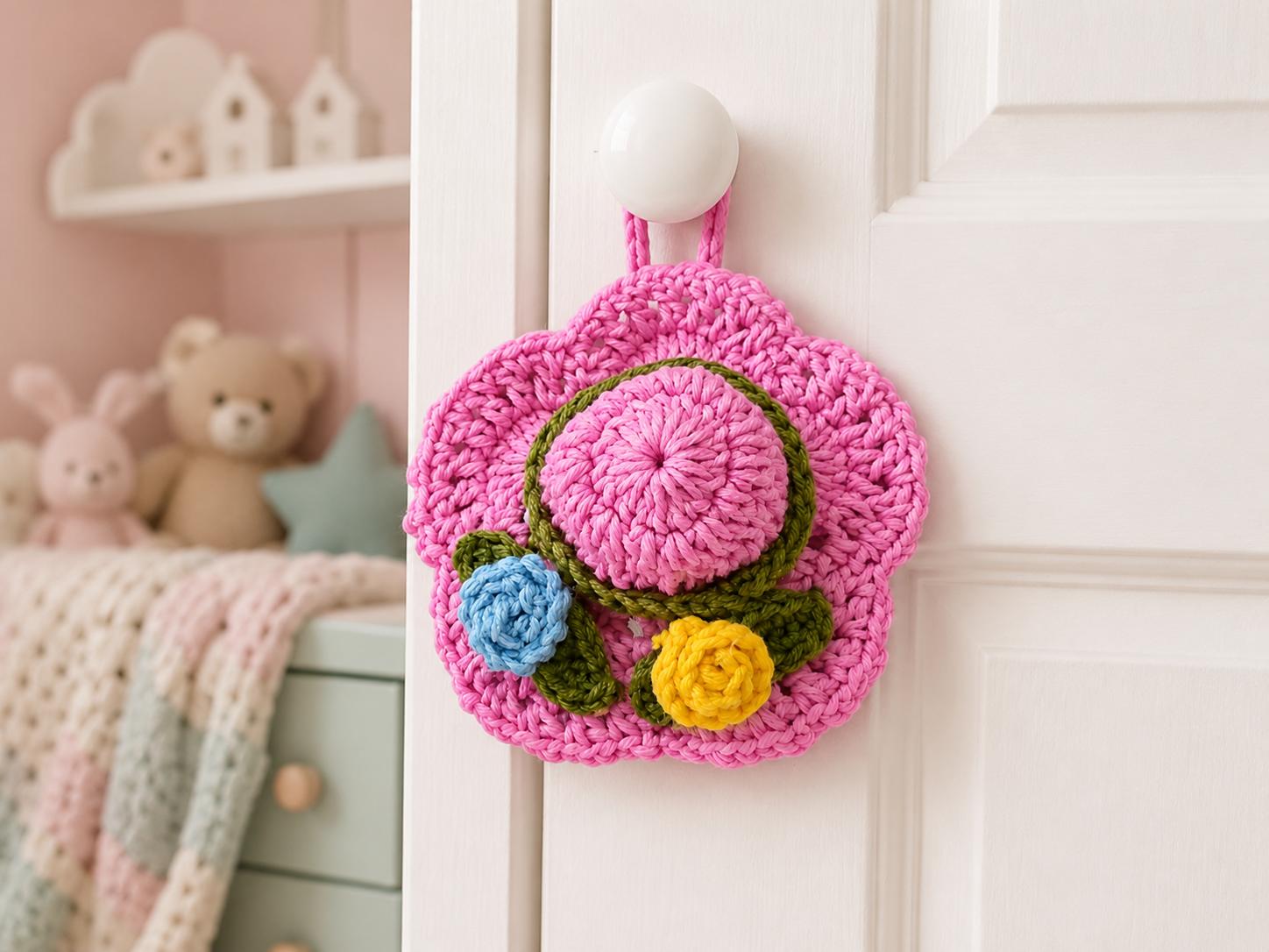 Crochet Hat Keychain Pattern – Mini Hat Bag Charm | PDF + Video Tutorial