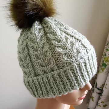 Easy Chunky Cable Hat Womens Mens