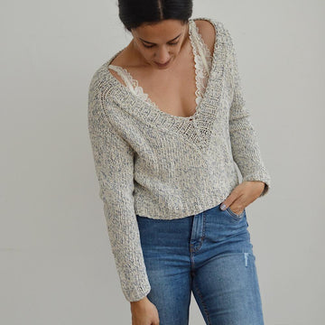 Sloppy Classic Vee Sweater