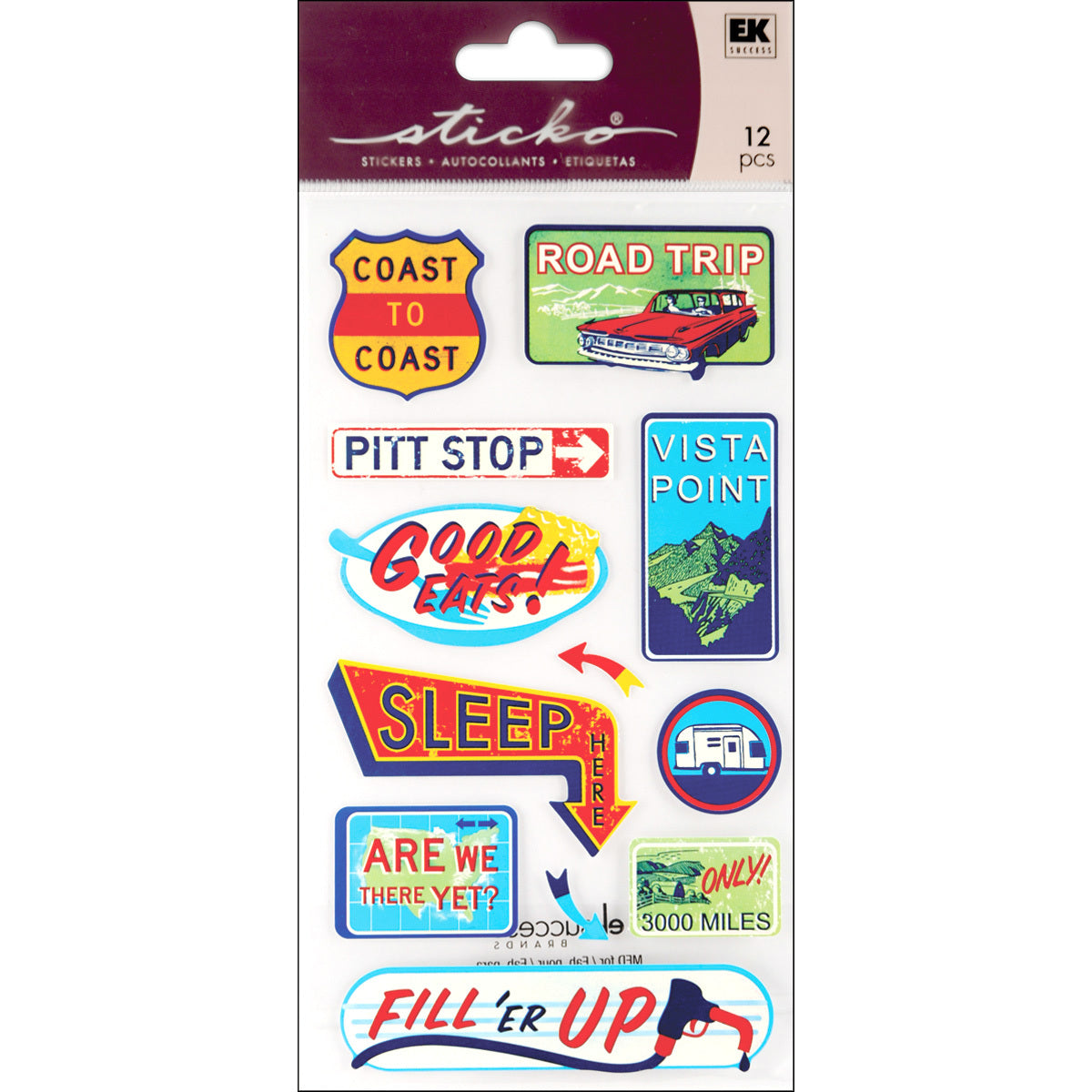 Sticko Stickers - Coast To Coast