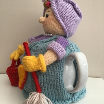 Mrs Mop tea cosy pattern