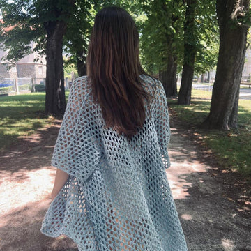Seafoam Mesh Cardigan