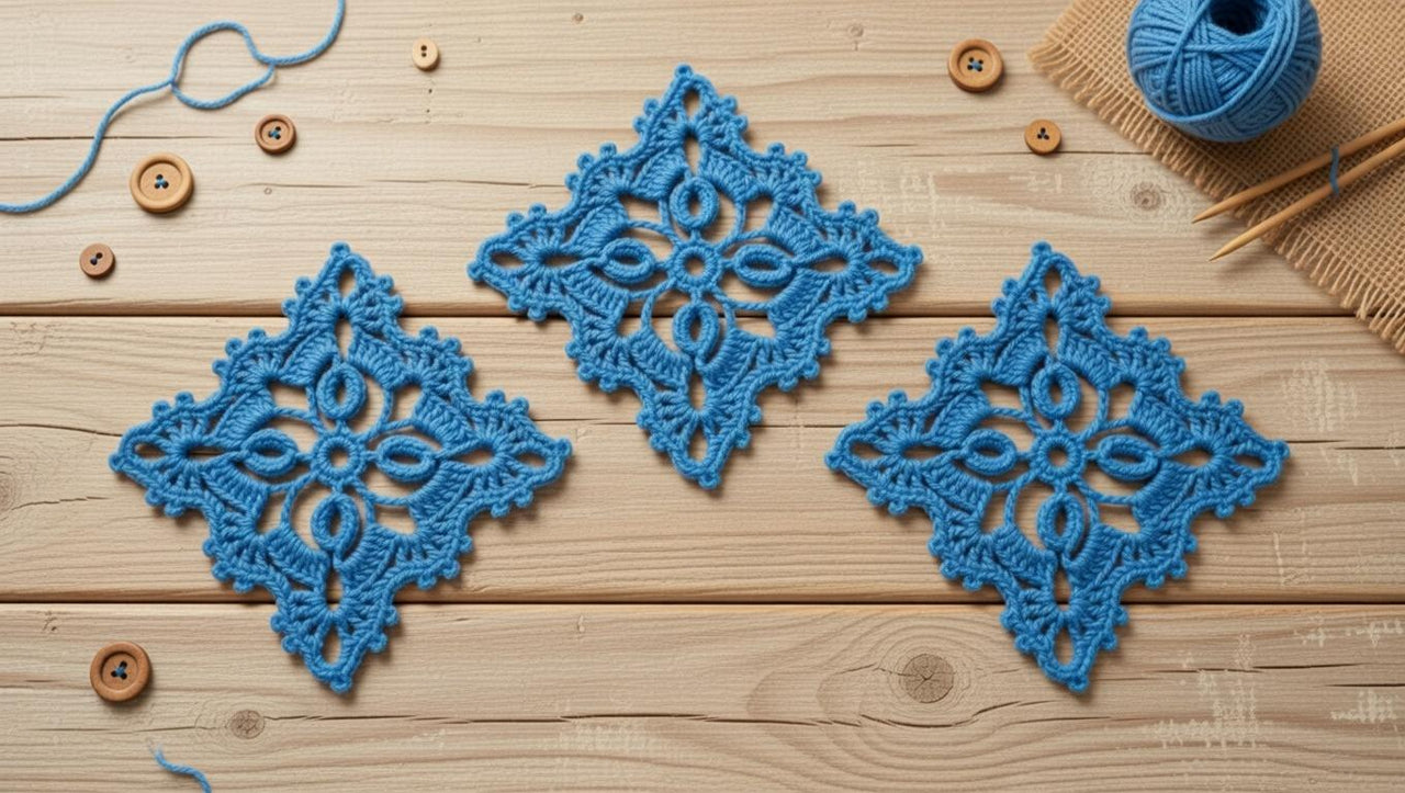Crochet Square Motif Pattern – Granny Square PDF + Video Tutorial