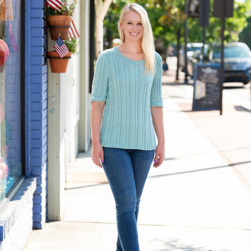 Seaside Heights Cabled Top #202