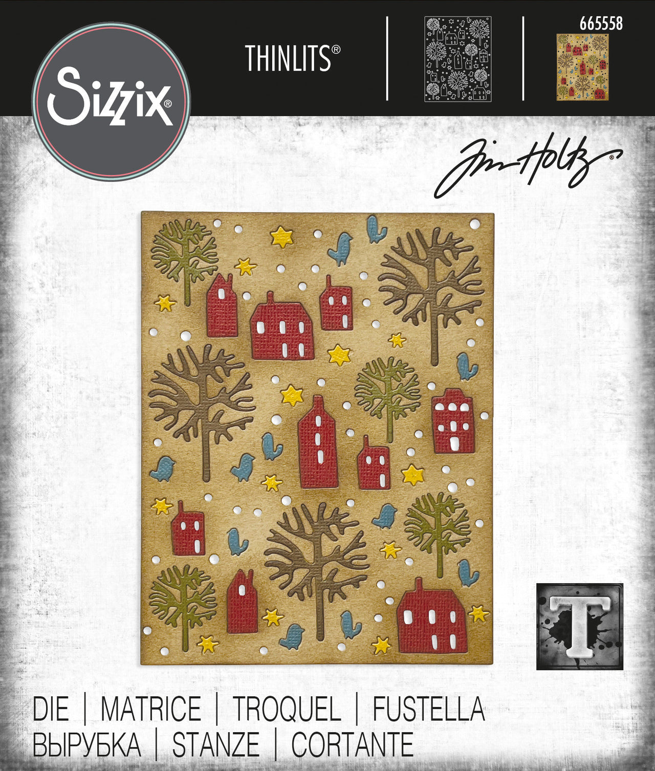 Sizzix Thinlits Die - Countryside