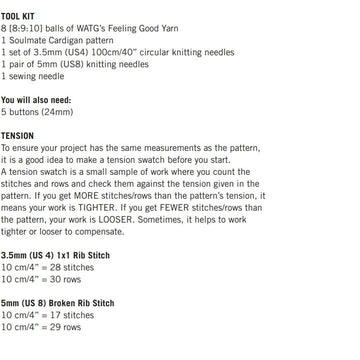 Soulmate Cardigan in Wool and the Gang Feeling Good Yarn - V754601430 - Downloadable PDF