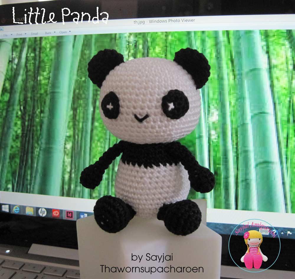 Little Panda Amigurumi Crochet Pattern