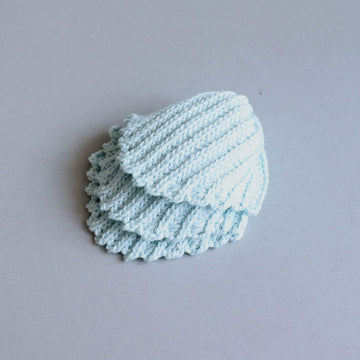 Seashell Inspired Crochet Coasters