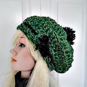 899 - Ooo-La-La Green Beret Tam