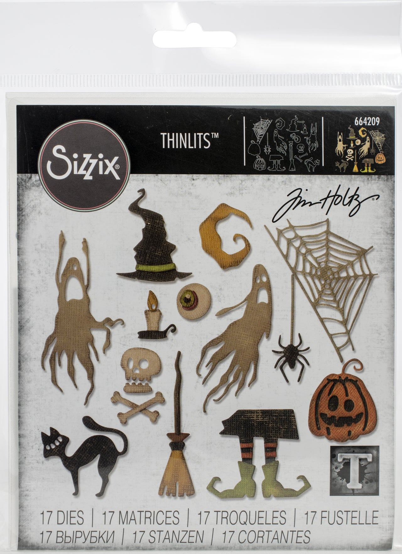 Sizzix Thinlits Dies By Tim Holtz - Frightful Things