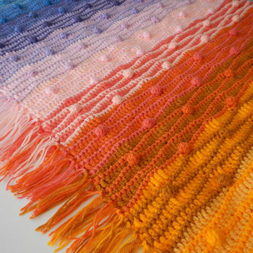 Puffy Sunset Afghan