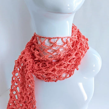 Crochet Trellis Mesh Head Wrap