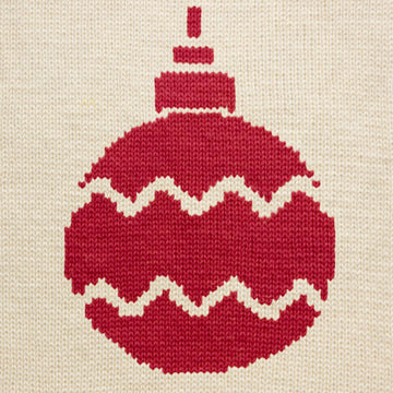 Christmas Tree Ball Motif Intarsia Chart