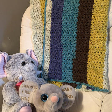 Clustershell Trellis Blanket