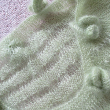 Mohair Top with Flowers