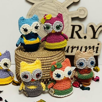 Amigurumi magical owl