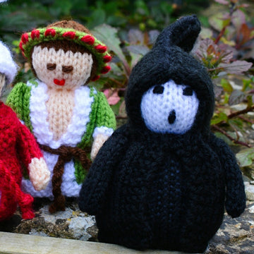Scrooge Christmas Carol Dolls Knitting Pattern - Toy Knitting Pattern