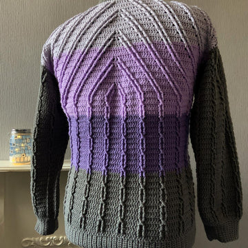 Deep V Cable Sweater