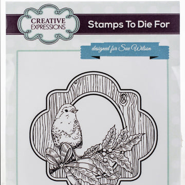 Creative Expressions Stamps To Die For By Sue Wilson - Natalie's Christmas Robin