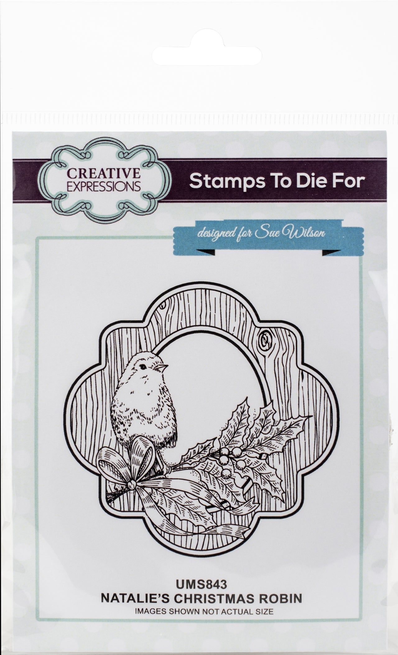 Creative Expressions Stamps To Die For By Sue Wilson - Natalie's Christmas Robin