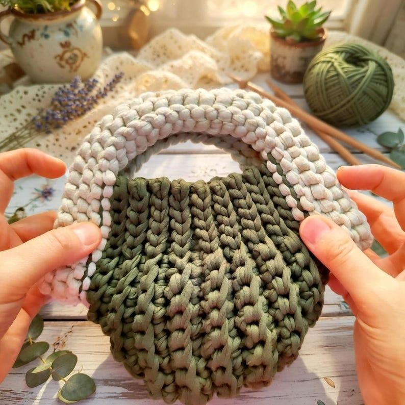 Crochet Handbag Pattern – Macrame Bag PDF + Video Tutorial