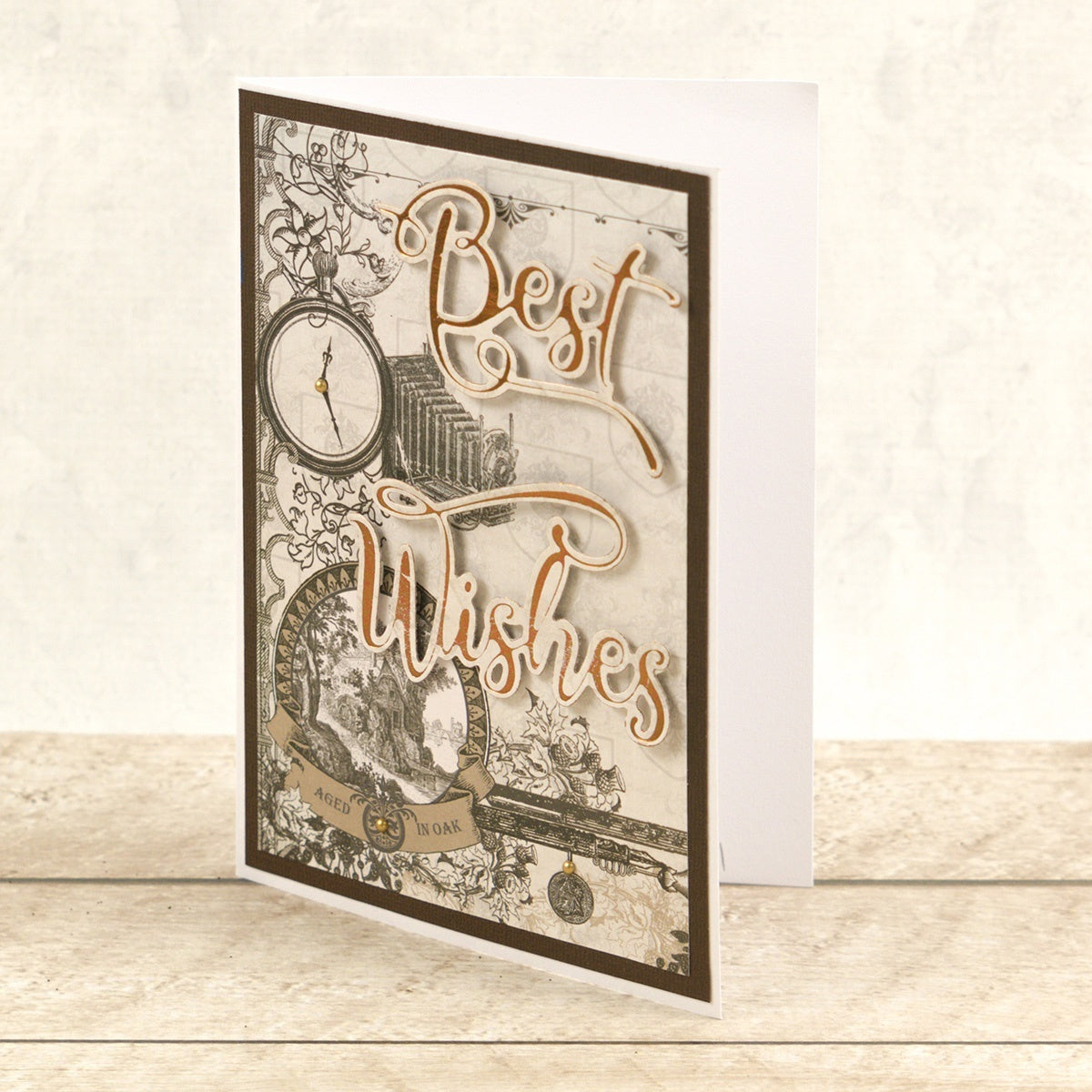 Artdeco Creations Delightful Sentiments Cut, Foil & Emboss Dies - Wishes 3.3"X2"