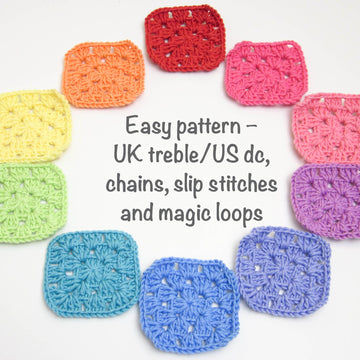Granny rainbow baby blanket