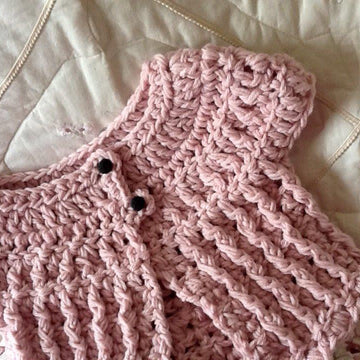 Little Pamela Pale Pink Sweater