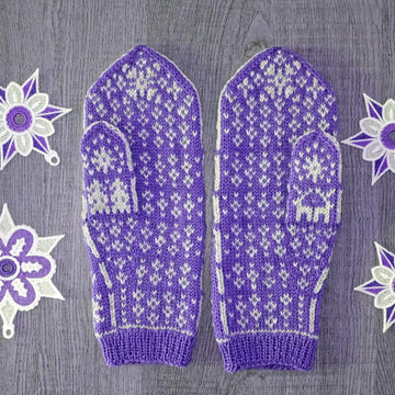 Fun in the Snow Mittens