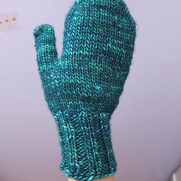 Mittens with a top down thumb
