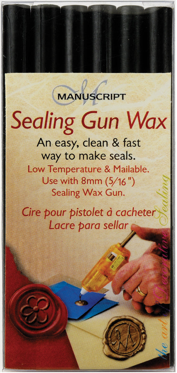Manuscript Pen Manuscript Sealing Gun Wax Sticks 6/Pkg - Dark Green