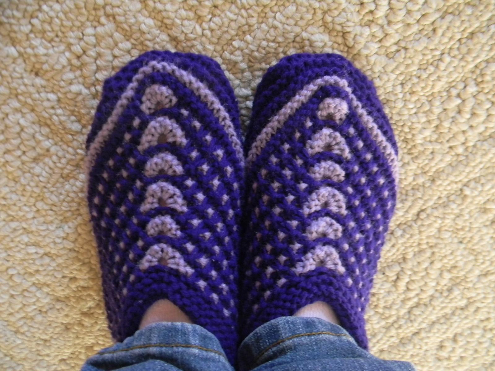 Slip-Stitch Slippers