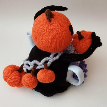 Halloween Pumpkin Reaper Tea Cosy