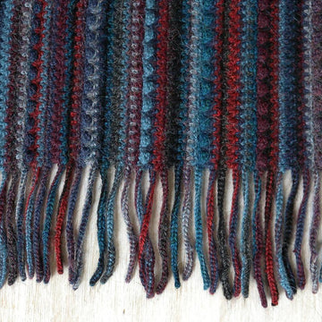 Nebula crochet scarf