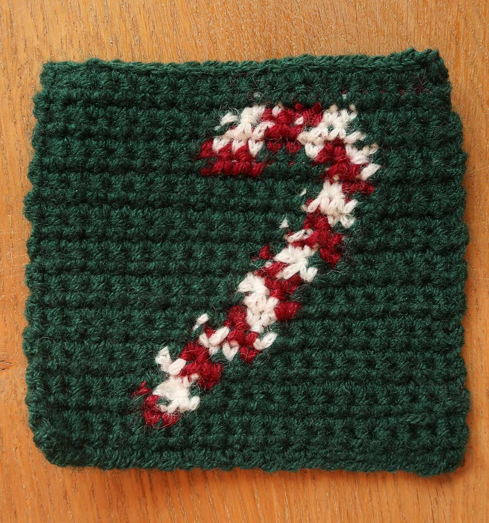 Santa's Cane Square