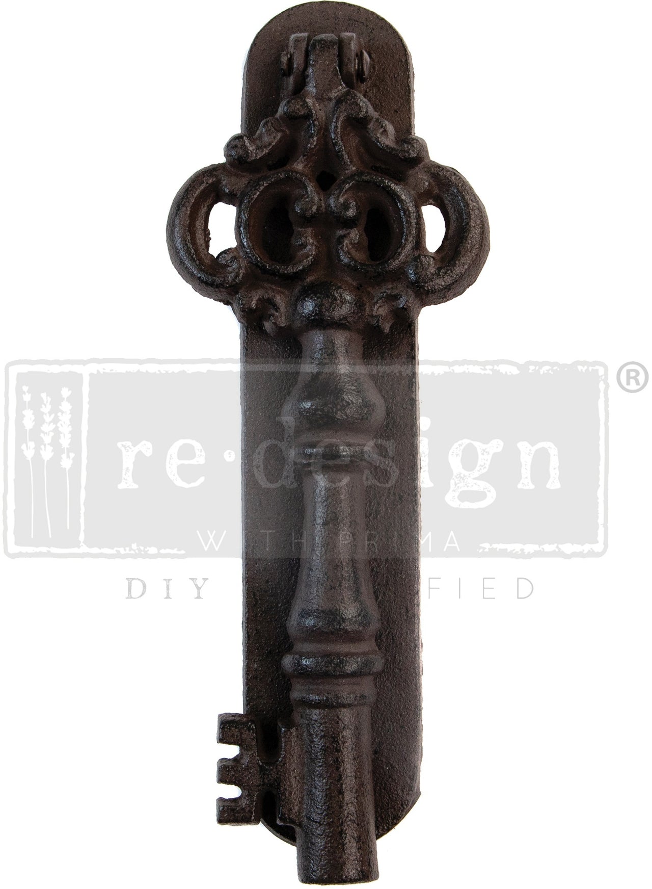 Prima Marketing Re-Design Cast Iron Knocker - Imperial Key 7.9"X2.8"