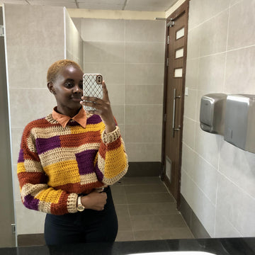 Tetris Crochet Sweater