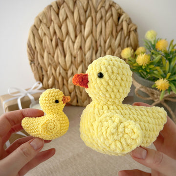 Crochet duck plush pattern amigurumi toy