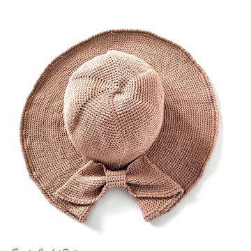 Sun Floppy Hat with Bow